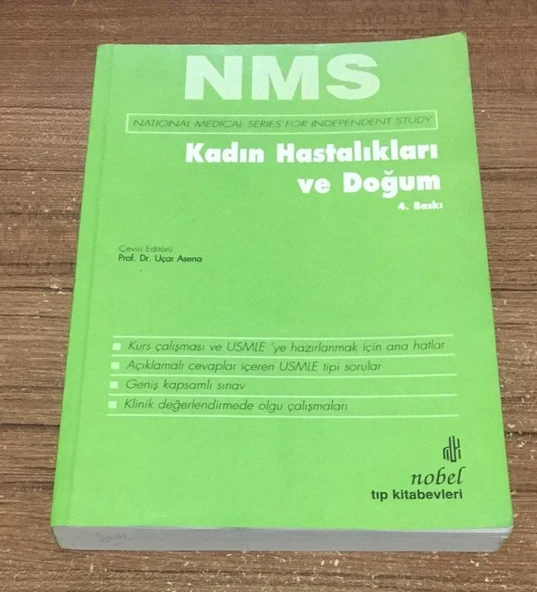 KADIN HASTALIKLARI VE DOĞUM 4.BASKI (Sahafiye Kitap) ürün görseli 1