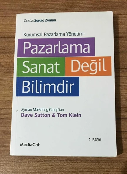 Kurumsal Pazarlama Yönetimi PAZARLAMA SANAT DEĞİL BİLİMDİR 2.BASKI (Sahafiye Kitap) ürün görseli