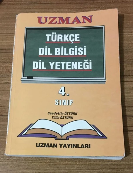 TÜRKÇE DİL BİLGİSİ DİL YETENEĞİ 4.SINIF (Sahafiye Kitap) ürün görseli 1