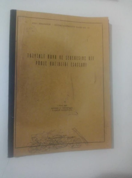 TAZYİKLİ HAVA VE ŞEBEKESİNE AİT PROJE HAZIRLIĞI ESASLARI (Sahafiye Kitap)