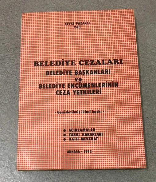 BELEDİYE CEZALARI Belediye Başkanları ve Belediye Encümenlerinin Ceza Yetkileri 2.Baskı (Sahafiye Kitap) ürün görseli 1