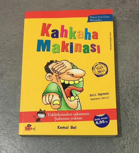KAHKAHA MAKİNASI 8.BASKI (Sahafiye Kitap) ürün görseli 1