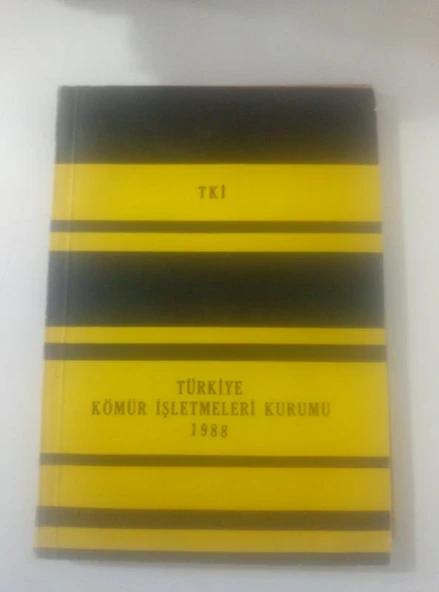 TÜRKİYE KÖMÜR İŞLETMELERİ KURUMU 1988 YILI PROGRAMI (Sahafiye Kitap) ürün görseli