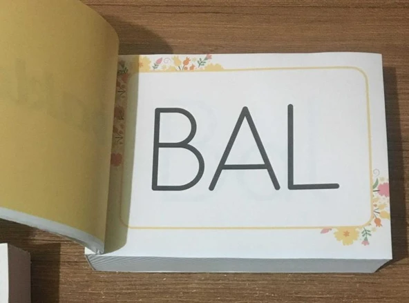 OKUMA YAZMA KARTLARI II. KADEME İlk 50 Kelime (Sahafiye Kitap) - Resim 2