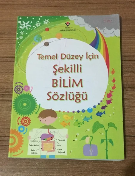 TEMEL DÜZEY İÇİN ŞEKİLLİ BİLİM SÖZLÜĞÜ 10 YAŞ+ (Sahafiye Kitap) ürün görseli 1