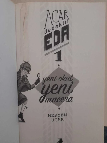 ACAR DEDEKTİF EDA- YENİ OKUL YENİ MACERA (Sahafiye Kitap) - 2