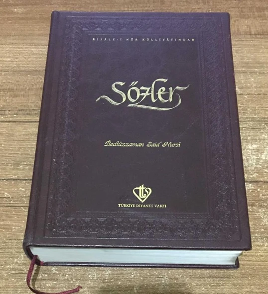 Risale-i Nur Külliyatından SÖZLER [büyük boy] - Türkiye Diyanet Vakfı - (Sahafiye Kitap) ürün görseli 1