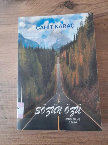 SÖZÜN ÖZÜ (Sahafiye Kitap) ürün görseli 1