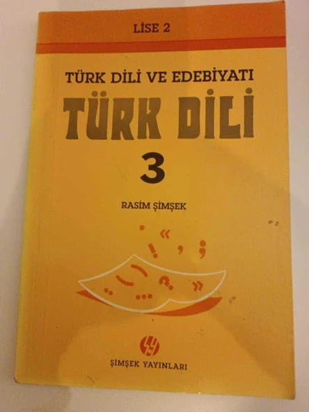 TÜRK DİLİ LİSE 3 (Sahafiye Kitap) ürün görseli 1