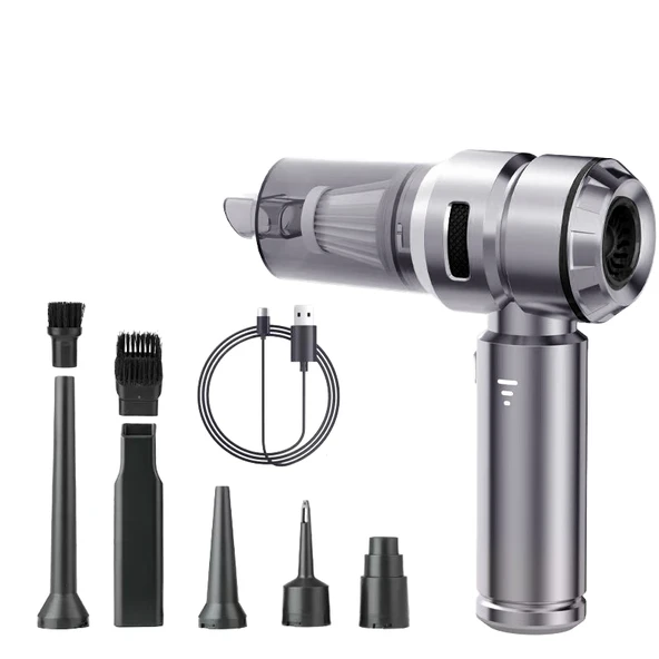 HL-135 16000pa Güçlü Portatif 3 Kademeli Tabilir Vakumlu Kablosuz Üflemeli Mini Araç Süpürgesi - 1