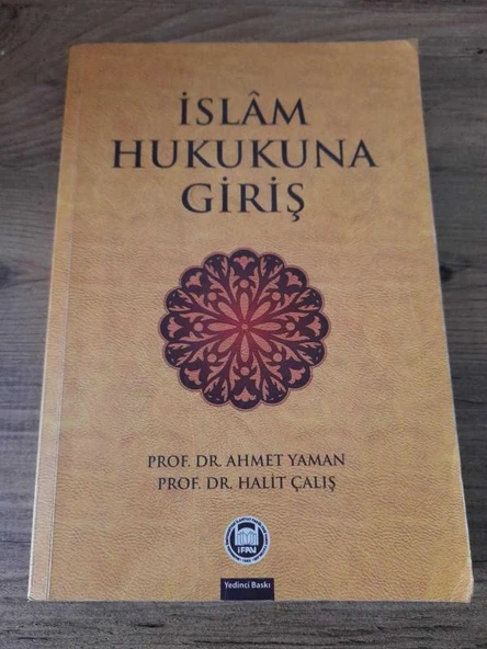 İslam Hukukuna Giriş 7.Baskı (Sahafiye Kitap) ürün görseli 1