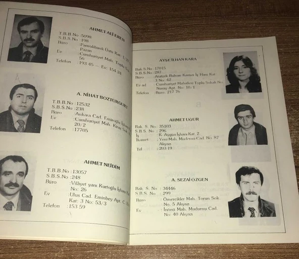 SAKARYA BARO LEVHASI 1986 - 1989 (Sahafiye Kitap) - Resim 2