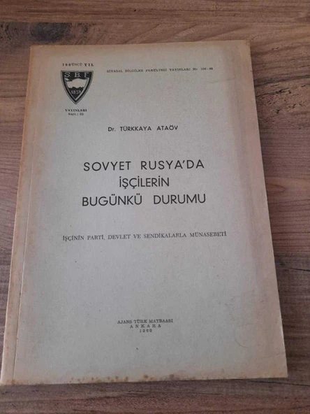 SOVYET RUSYA'DA İŞÇİLERİN BUGÜNKÜ DURUMU (Sahafiye Kitap) ürün görseli 1