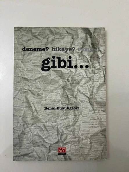 Deneme? Hikaye? Roman? Gibi (Sahafiye Kitap) ürün görseli 1