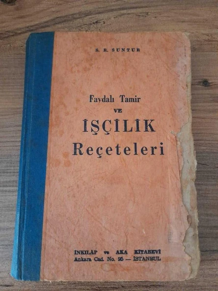FAYDALI TAMİR VE İŞÇİLİK REÇETELERİ (Sahafiye Kitap) ürün görseli 1