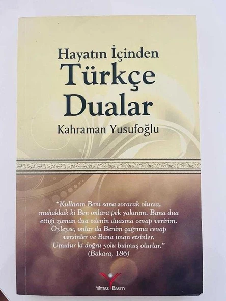 HAYATIN İÇİNDEN TÜRKÇE DUALAR (Sahafiye Kitap) ürün görseli 1