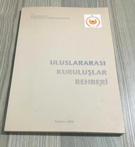 ULUSLARARASI KURULUŞLAR REHBERİ 1999 (Sahafiye Kitap) ürün görseli 1