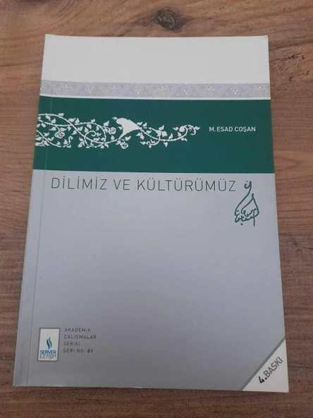 Dilimiz ve Kültürümüz 4.BASKI (Sahafiye Kitap) ürün görseli 1
