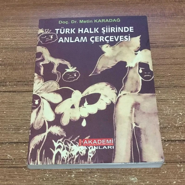 TÜRK HALK ŞİİRİNDE ANLAM ÇERÇEVESİ (Sahafiye Kitap) ürün görseli 1