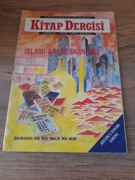 KİTAP DERGİSİ AYLIK DERGİ SAYI:28, HAZİRAN '89 "ATATÜRK'Ü KORUMA KANUNU" (Sahafiye Kitap) ürün görseli 1