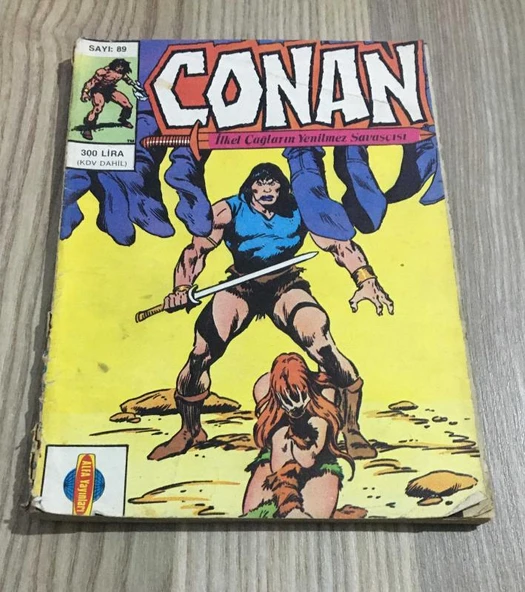 İlkel Çağların Yenilmez Savaşçısı CONAN Sayı 89 KURTLARIN GECESİ - GÖÇ (Sahafiye Kitap)