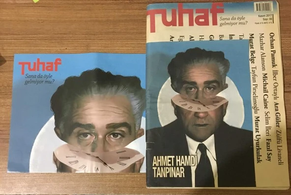TUHAF Kasım 2017 Sayı 8 AHMET HAMDİ TANPINAR POSTERİ MEVCUT (Sahafiye Kitap)