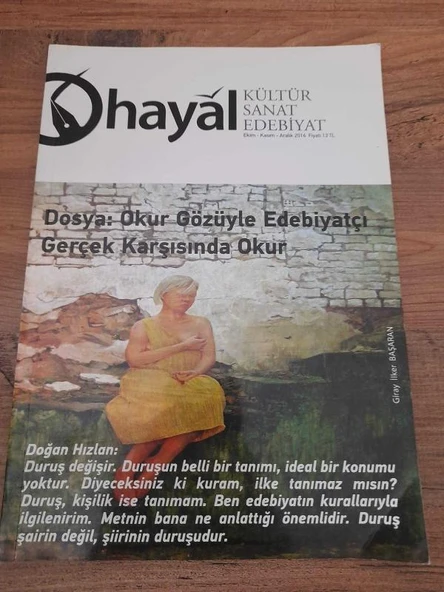 HAYAL Kültür Sanat Edebiyat Ekim-Kasım-Aralık 2016 Sayı:59 "Ayna Sandım Şiiri" (Sahafiye Kitap) ürün görseli