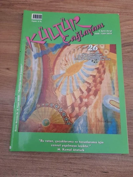 Kültür Çağlayanı 2 Aylık Dergi Sayı: 26 Mayıs-Haziran 2014 "Hayal-Et" (Sahafiye Kitap) ürün görseli