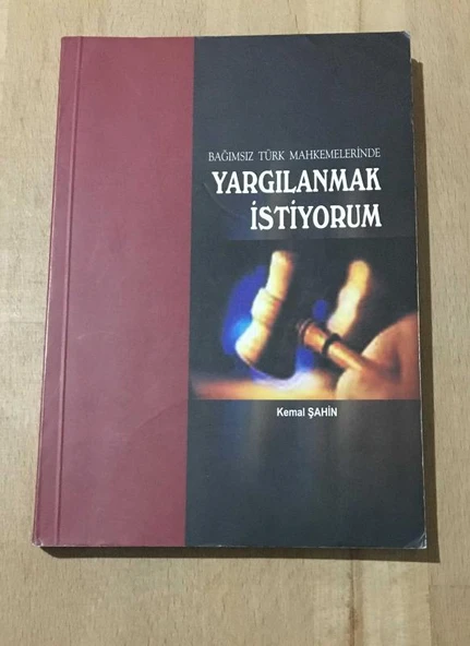 BAĞIMSIZ TÜRK MAHKEMELERİNDE YARGILANMAK İSTİYORUM - İMZALI - (Sahafiye Kitap) ürün görseli 1