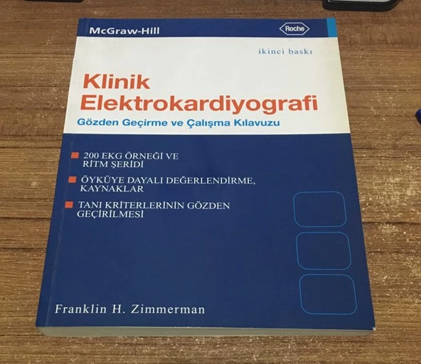 Klinik Elektrokardiyografi - Gözden Geçirme ve Çalışma Kılavuzu 2.BASKI (Sahafiye Kitap) ürün görseli 1