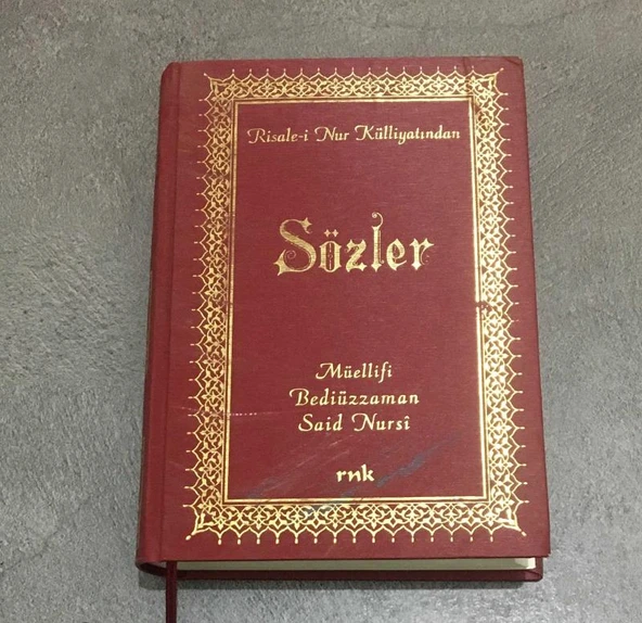 Risale-i Nur Külliyatından SÖZLER [roman boy] - CİLTLİ (Sahafiye Kitap) ürün görseli 1