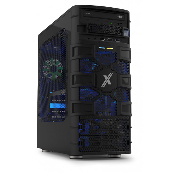 EXPER PC GAMING FLEX XCELLERATOR XC106B İ5-10400F 8GB DDR4 240GB SSD GTX1050TI 4GB 550W FDOS - 2
