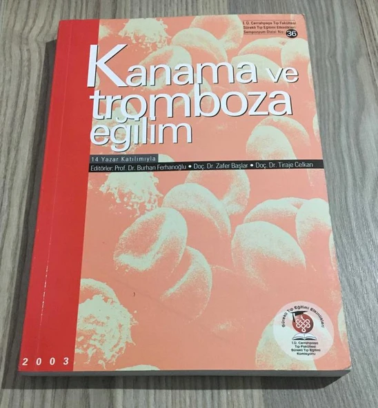 KANAMA VE TROMBOZA EĞİLİM 14 Yazar Katılımıyla (Sahafiye Kitap) ürün görseli 1