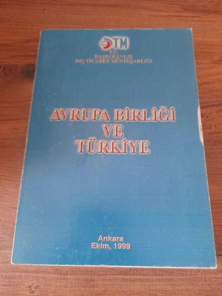 AVRUPA BİRLİĞİ VE TÜRKİYE (Sahafiye Kitap) ürün görseli 1