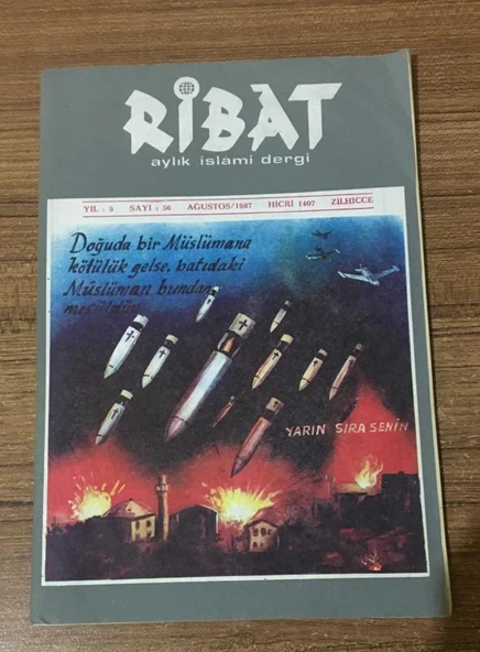 RİBAT Ağustos 1987 Sayı 56 cemaat - Abdullah Harun (Sahafiye Kitap)