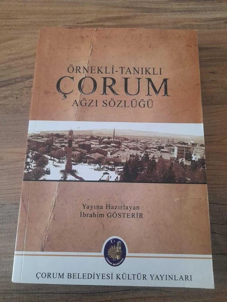 ÖRNEKLİ TANIKLI ÇORUM AĞZI SÖZLÜĞÜ (Sahafiye Kitap) ürün görseli 1
