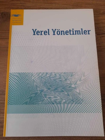YEREL YÖNETİMLER AÖF 2013 (Sahafiye Kitap)