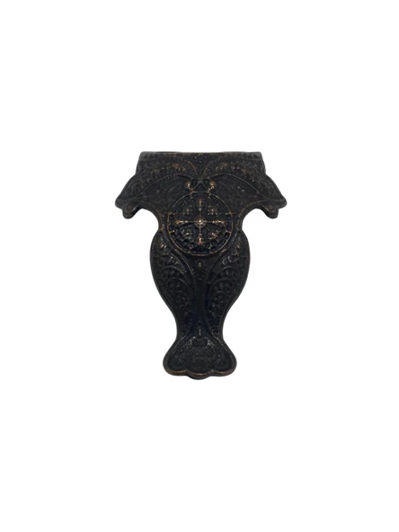 Lüx Metal Ayak Çeyiz ve Hediye Kutusu Mobilya Ayağı(3CM)(BRONZ) Bronz 3cm BRONZ - 8 ADET - Resim 2