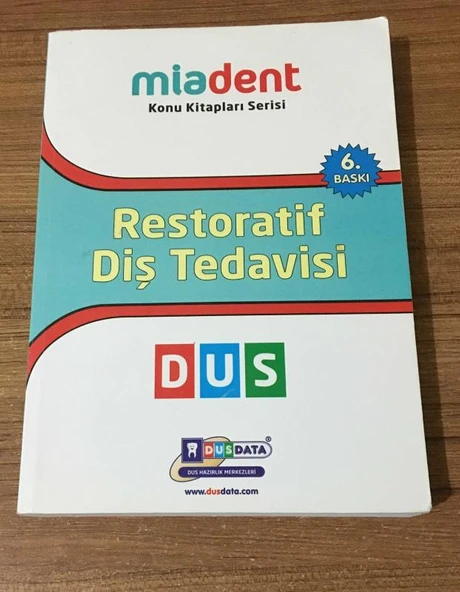 RESTORATİF DİŞ TEDAVİSİ 6.BASKI (Sahafiye Kitap) ürün görseli 1