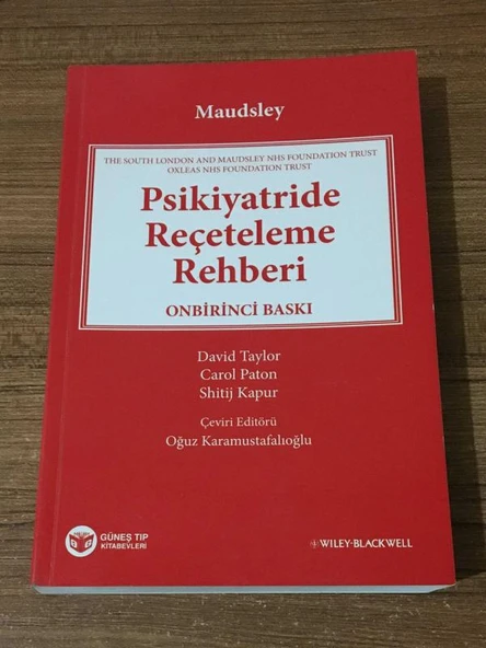 PSİKİYATRİDE REÇETELEME REHBERİ 11.BASKI (Sahafiye Kitap)