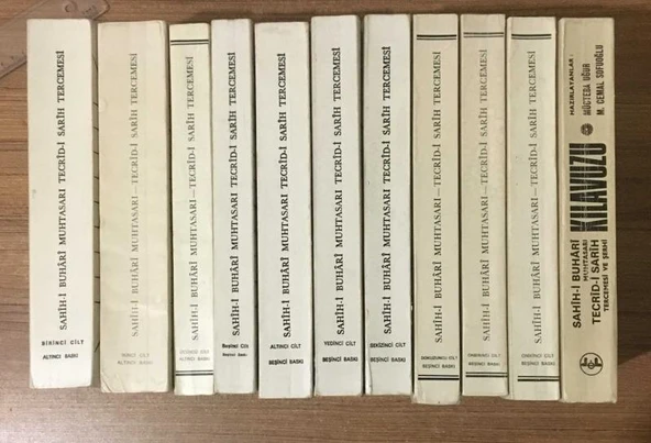 SAHİH-İ BUHARİ MUHTASARI TECRİD-İ SARİH TERCEMESİ 1.2.3....5.6.7.8.9....11.12.+ KILAVUZ - TOPLAM 11 KİTAP - ( 4.ve10.Cilt,Eksikli ) (Sahafiye Kitap) ürün görseli 1
