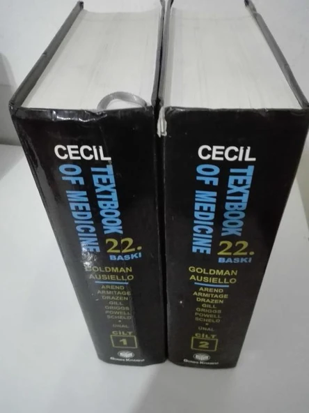 CECIL TEXTBOOK OF MEDICINE 1-2 ( 2 Cilt ) - 22. Baskı (Sahafiye Kitap) - Resim 2