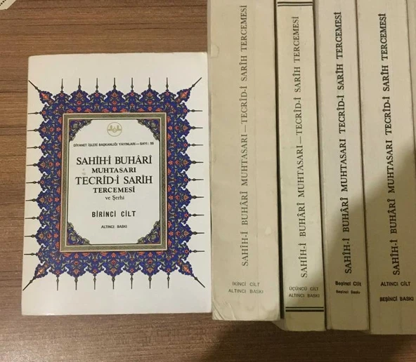 SAHİH-İ BUHARİ MUHTASARI TECRİD-İ SARİH TERCEMESİ 1.2.3....5.6.7.8.9....11.12.+ KILAVUZ - TOPLAM 11 KİTAP - ( 4.ve10.Cilt,Eksikli ) (Sahafiye Kitap) - Resim 2