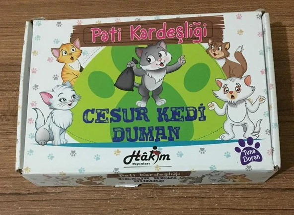 PATİ KARDEŞLİĞİ  - Cesur Kedi Duman - 10 Kitap Kutulu - - 1