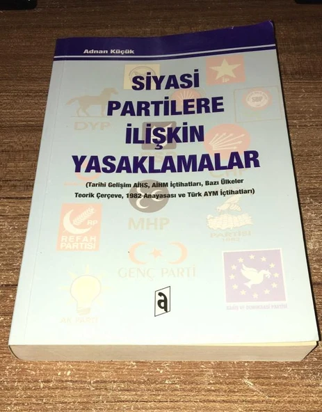 SİYASİ PARTİLERE İLİŞKİN YASAKLAMALAR (Sahafiye Kitap) ürün görseli 1