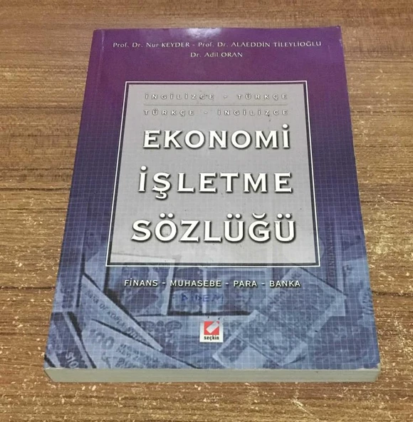 EKONOMİ İŞLETME SÖZLÜĞÜ İngilizce - Türkçe / Türkçe - İngilizce (Sahafiye Kitap) ürün görseli 1