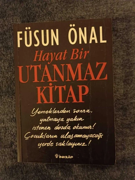 HAYAT BİR UTANMAZ KİTAP (Sahafiye Kitap)