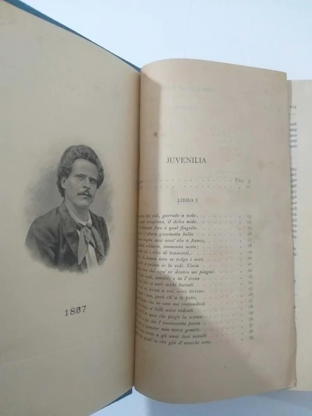Giosuè Alessandro Giuseppe Carducci POESIE (Juvenilia / Levia Gravia /A Satana / Giambi ed Epodi / Intermezzo / Rime Nuove /Odi Barbare /Rime e Ritmi) (Sahafiye Kitap) ürün görseli