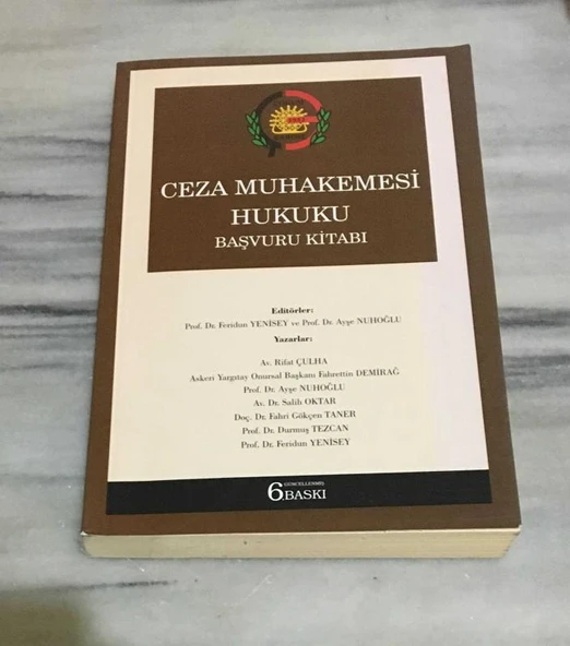 CEZE MUHAKEMESİ HUKUKU Başvuru Kitabı Güncellenmiş 6.BASKI (Sahafiye Kitap) ürün görseli 1