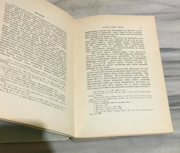 İRAN MOĞOLLARI Siyaset,İdare ve Kültür İlhanlılar Devri 1220 - 1350 ( 1957 BASKI ) (Sahafiye Kitap) - Resim 2
